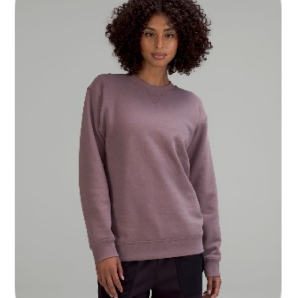 Lululemon All Yours Crew Fleece - Size 14 Lunar Rock